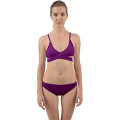 Magenta Ish Purple Wrap Around Bikini Set by snowwhitegirl