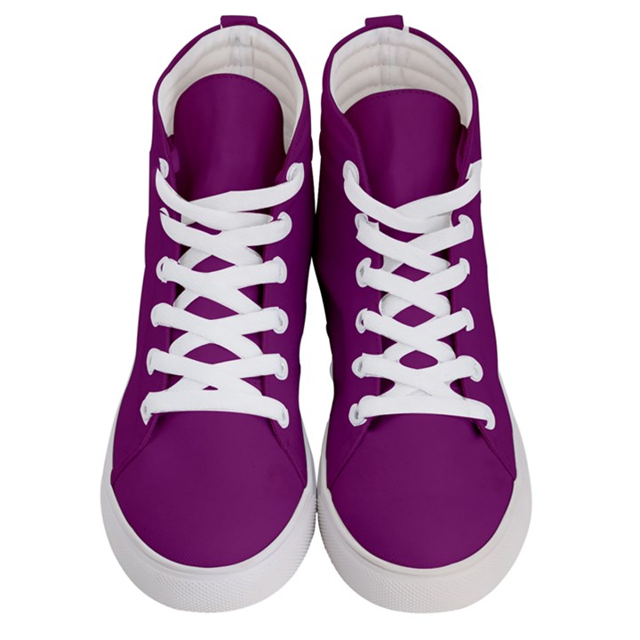 Magenta Ish Purple Men s Hi-Top Skate Sneakers