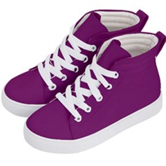 Magenta Ish Purple Kid s Hi-top Skate Sneakers