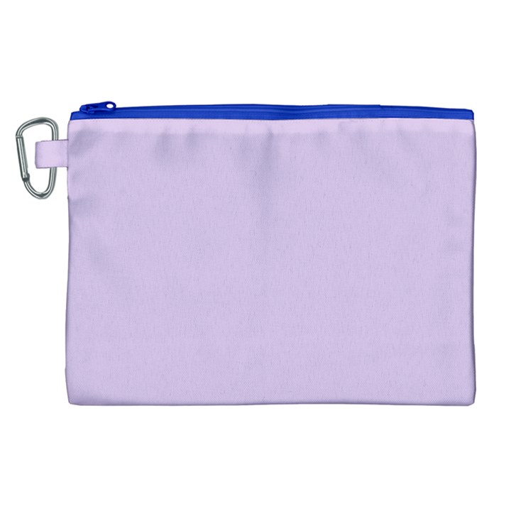 Baby Lilac Canvas Cosmetic Bag (XL)