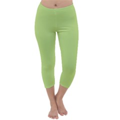 Grassy Green Capri Winter Leggings  by snowwhitegirl