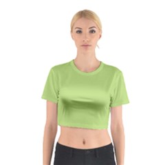 Grassy Green Cotton Crop Top by snowwhitegirl