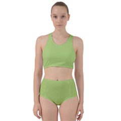 Grassy Green Racer Back Bikini Set