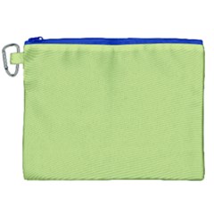 Grassy Green Canvas Cosmetic Bag (xxl)