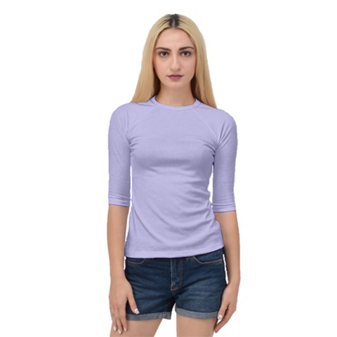 Violet Sweater Quarter Sleeve Raglan Tee by snowwhitegirl