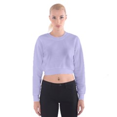 Violet Sweater Cropped Sweatshirt by snowwhitegirl