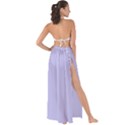 Violet Sweater Maxi Chiffon Tie-Up Sarong View2