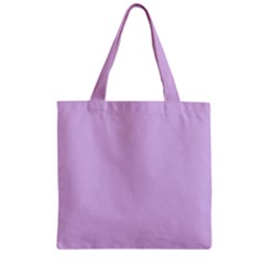 Lilac Morning Zipper Grocery Tote Bag by snowwhitegirl