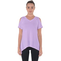 Lilac Morning Cut Out Side Drop Tee by snowwhitegirl