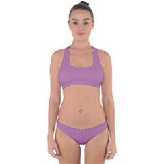 Silly Purple Cross Back Hipster Bikini Set by snowwhitegirl