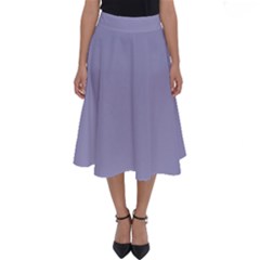 Grey Violet Perfect Length Midi Skirt by snowwhitegirl