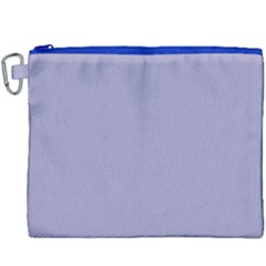 Grey Violet Canvas Cosmetic Bag (xxxl) by snowwhitegirl