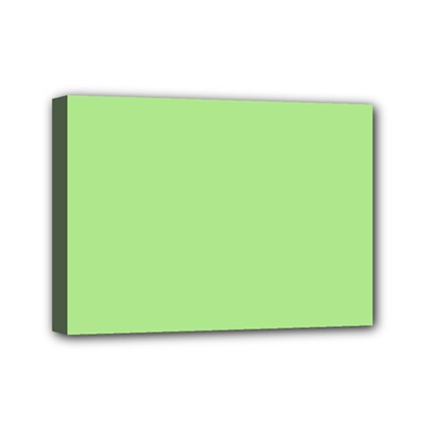 Meadow Green Mini Canvas 7  X 5  by snowwhitegirl