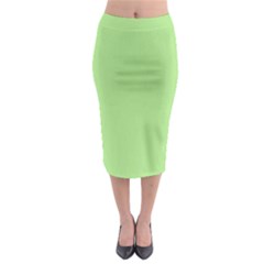 Meadow Green Midi Pencil Skirt by snowwhitegirl