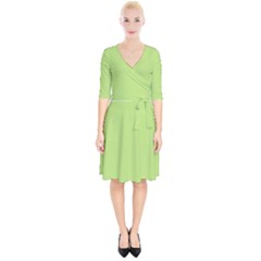 Minty Wrap Up Cocktail Dress