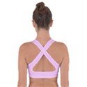 Soft Pink Cross Back Sports Bra View2