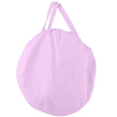 Soft Pink Giant Round Zipper Tote by snowwhitegirl