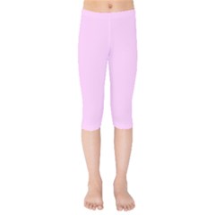 Soft Pink Kids  Capri Leggings 