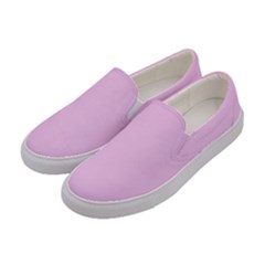 Soft Pink Women s Canvas Slip Ons by snowwhitegirl