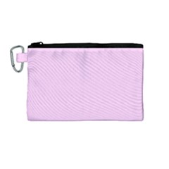 Soft Pink Canvas Cosmetic Bag (medium) by snowwhitegirl