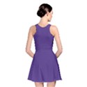 Dark Grape Purple Reversible Skater Dress View2