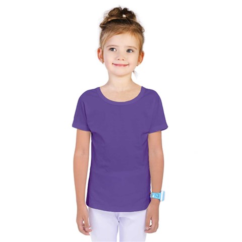 Dark Grape Purple Kids  One Piece Tee by snowwhitegirl