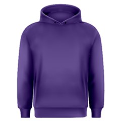 Dark Grape Purple Men s Overhead Hoodie by snowwhitegirl