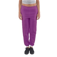 Grape Purple Women s Jogger Sweatpants by snowwhitegirl