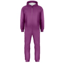 Grape Purple Hooded Jumpsuit (men)  by snowwhitegirl