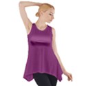 Grape Purple Side Drop Tank Tunic View1