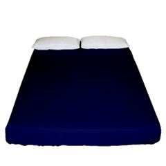 Dark Navy Fitted Sheet (queen Size) by snowwhitegirl