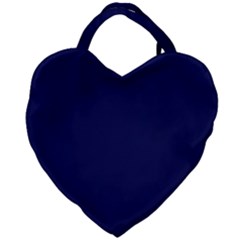 Dark Navy Giant Heart Shaped Tote by snowwhitegirl