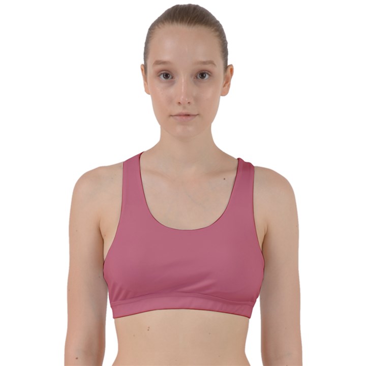 Pink Mauve Back Weave Sports Bra