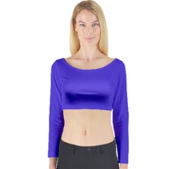 Royalty Long Sleeve Crop Top by snowwhitegirl