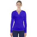 Royalty V-Neck Long Sleeve Top View1