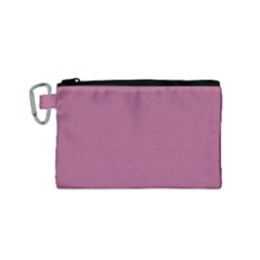 Rose Grey Canvas Cosmetic Bag (small)