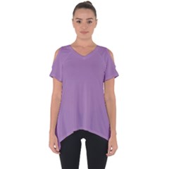 Grey Lily Cut Out Side Drop Tee