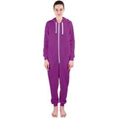 Grape Juice Hooded Jumpsuit (ladies)  by snowwhitegirl