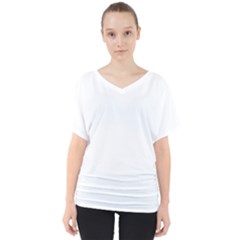 Dove V-neck Dolman Drape Top by snowwhitegirl