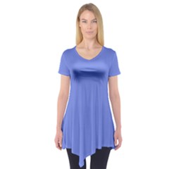 Lake Blue Short Sleeve Tunic  by snowwhitegirl