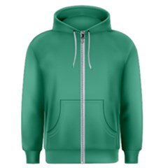 Teal Ocean Men s Zipper Hoodie by snowwhitegirl