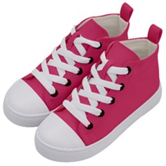 Rosey Day Kid s Mid-top Canvas Sneakers by snowwhitegirl