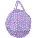 Little Face Giant Round Zipper Tote View2