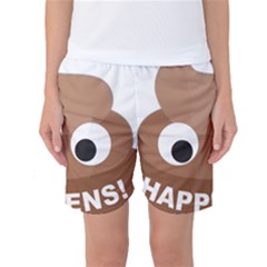 Poo Happens Women s Basketball Shorts by Vitalitee