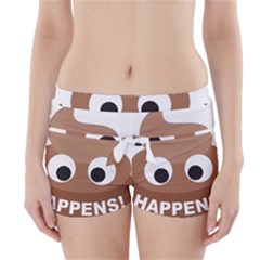 Poo Happens Boyleg Bikini Wrap Bottoms by Vitalitee