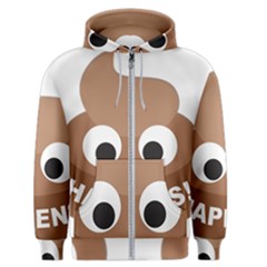 Poo Happens Men s Zipper Hoodie by Vitalitee