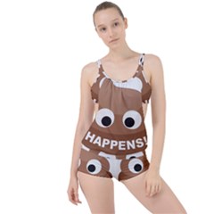 Poo Happens Boyleg Tankini Set  by Vitalitee