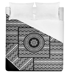 Wavy Panels Duvet Cover (queen Size) by linceazul