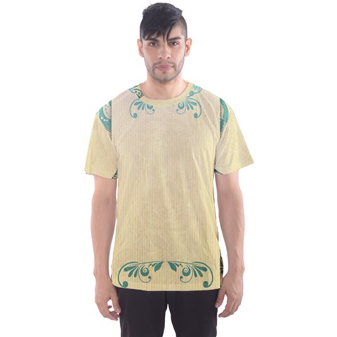 Art Nouveau Green Men s Sports Mesh Tee by NouveauDesign