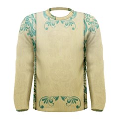 Art Nouveau Green Men s Long Sleeve Tee by NouveauDesign